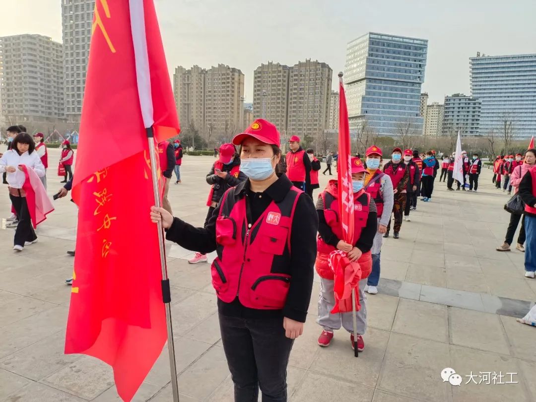 大河慈善志愿者工作站参加“学雷锋,我先行”志愿服务月活动